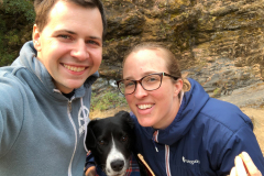 Dana, Jimmy, and Scout at Grants Pass KOA