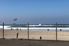 Stopping at the beach before heading home